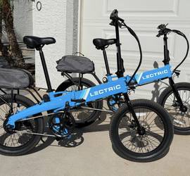 Electric e-bike foldable (#2 of 3 Blue)