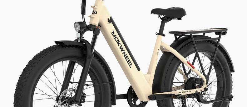 E-Bike Step Thru Fat Tires 30mph long charge