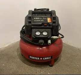 Porter Cable 150 PSI Compressor with Accessories and Pneumatic Tools
