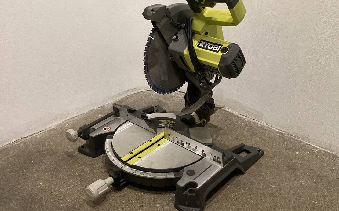 Ryobi Miter Chop Saw with 10 inch Saw Blade