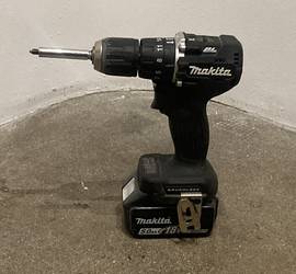 Makita 18V Cordless Variable Speed Driver Drill with Battery and Charger