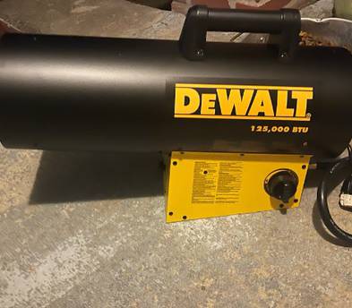 DeWalt 125,000 BTU Portable Propane Heater
