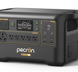 3600 Watt / 3,000Wh Portable Battery Power Station Backup Generator