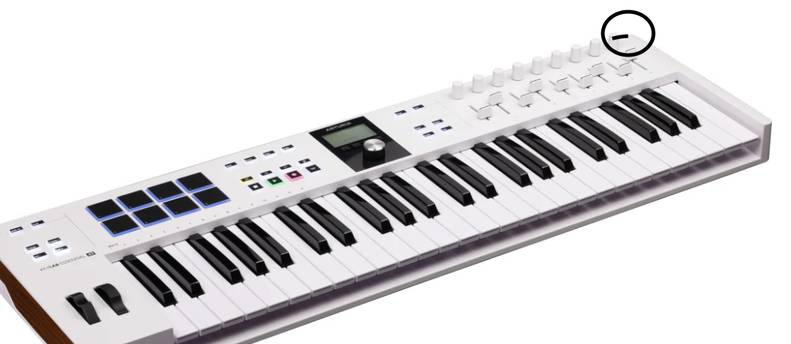 Arturia KEYLAB ESSENTIAL 49 MK3 Universal MIDI Controller 49-Key (White)