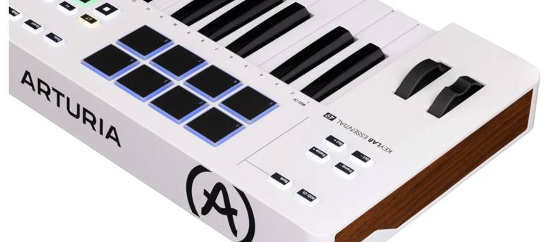 Arturia KEYLAB ESSENTIAL 49 MK3 Universal MIDI Controller 49-Key (White)