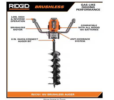 Ridgid Earth Auger