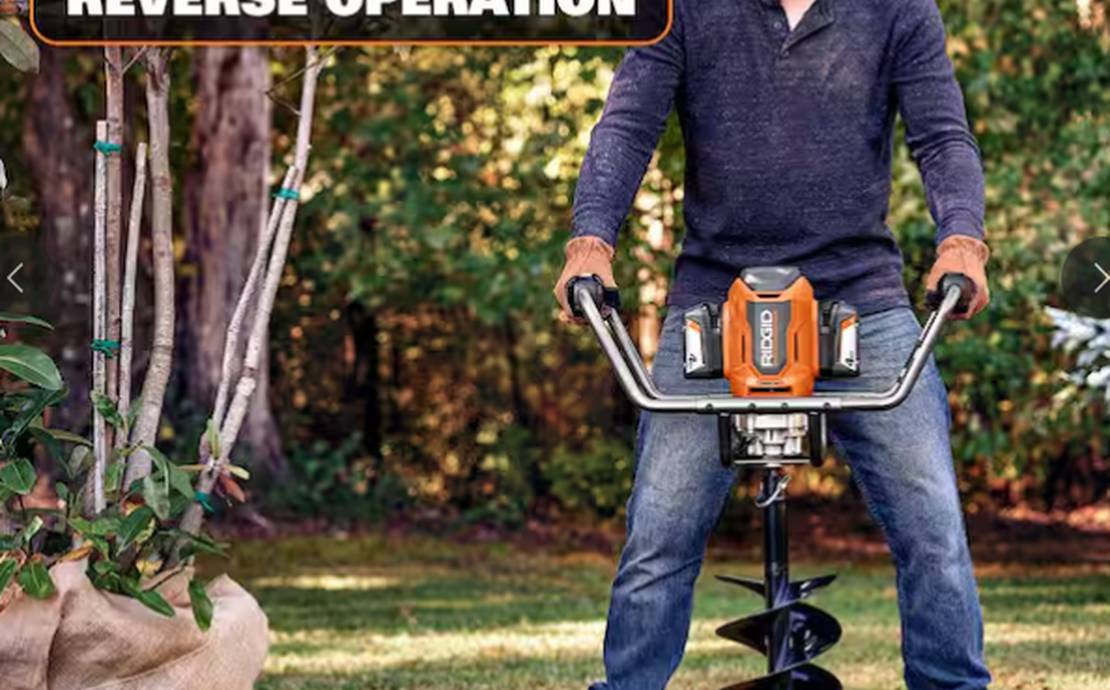 Ridgid Earth Auger