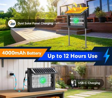 Outdoor Solar Bug Zapper