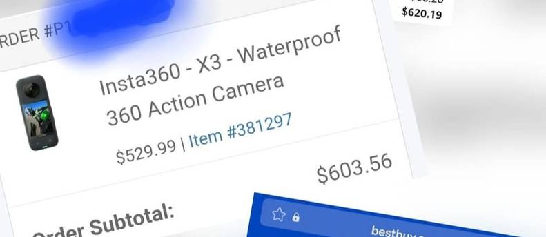 Insta 360 x3 Camera 📷 with invisible selfie stick