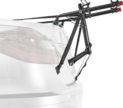 BIKE RACK FOR 2 BIKES - Deluxe Trunk Mounted Bike Rack for 2 bikes - FITS MOST CARS