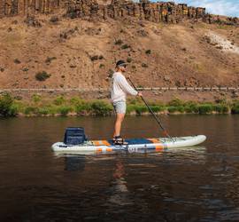 🌊 Premium Inflatable Paddle Board & Kayak Hybrid
