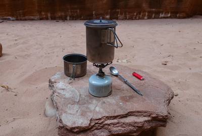 Snow Peak Titanium Mini Solo Backpacking Cookware