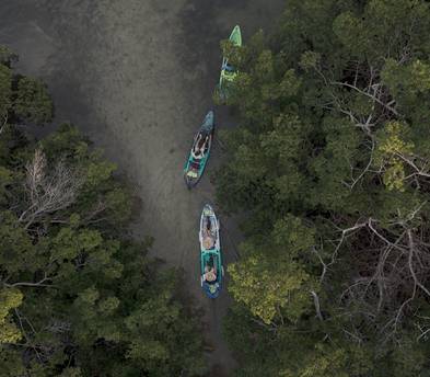 Multi-day pedal kayak rental