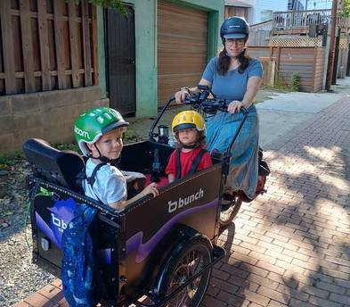 Bunch Bike Original 4 Electric Cargo Trike for Families