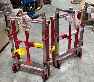 Hydraulic-Lift Machinery & Equipment Mover with Full-Length Nose plate (Vending Machine Dolly)