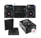 2x Pioneer CDJ-3000 + DJM-A9 Mixer with Flight Cases