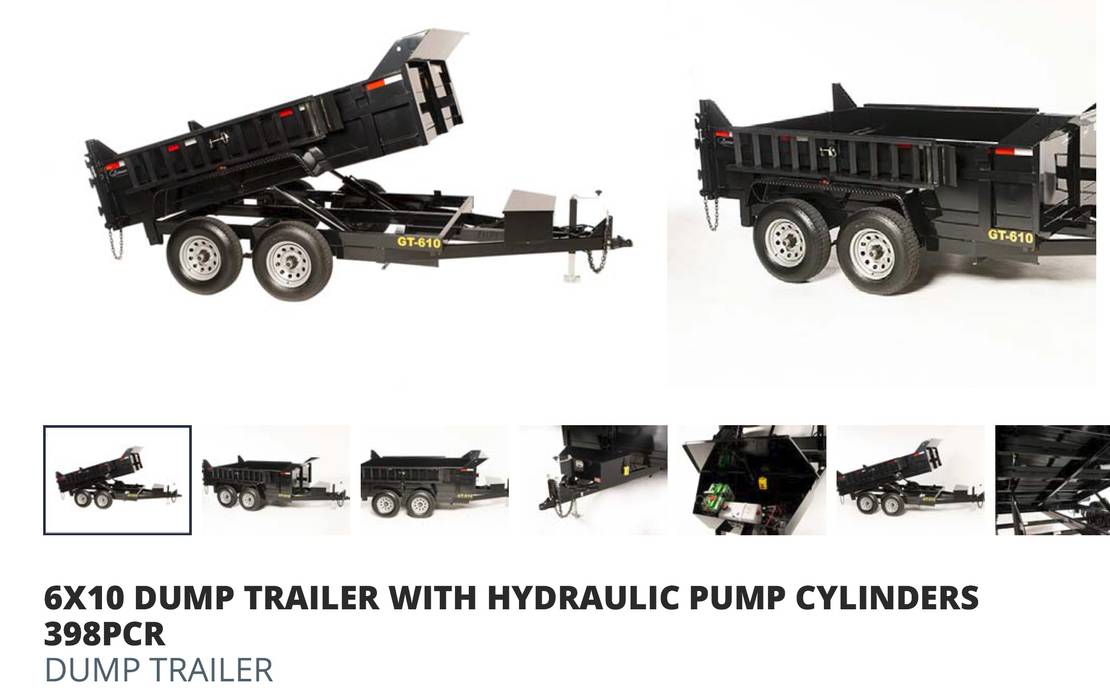 6' x 10' Dump Trailer
