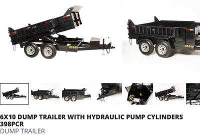 6' x 10' Dump Trailer