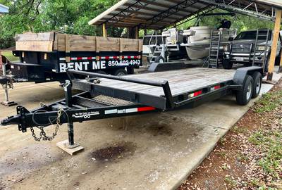 7'x21' car hauling trailer