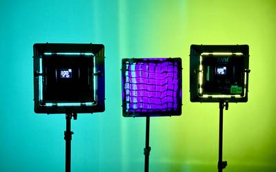 GVM 800D RGB 3-Light Softbox Kit