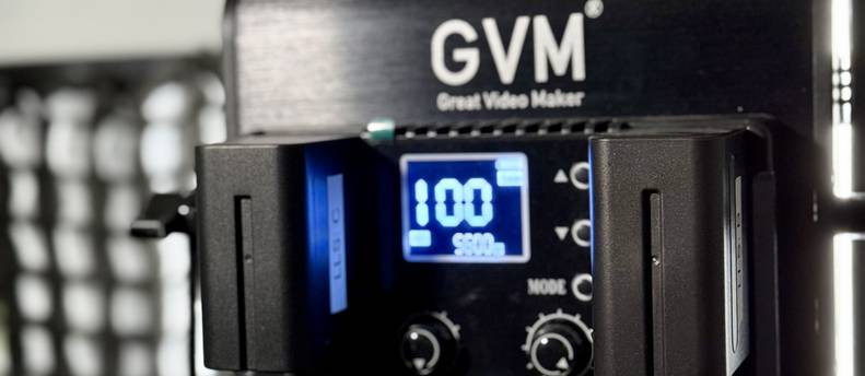 GVM 800D RGB 3-Light Softbox Kit