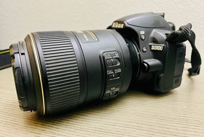 Rent Nikon D3100 with AF-S Micro Nikkor 105mm lens in
