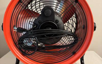 Commercial Electric: 3-Speed Drum Floor Fan High Velocity Turbo