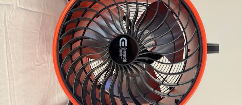 Commercial Electric: 3-Speed Drum Floor Fan High Velocity Turbo