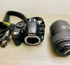 Nikon D3100 with AF-S Micro Nikkor 105mm lens