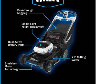 HART 40-Volt 21-inch Supercharge