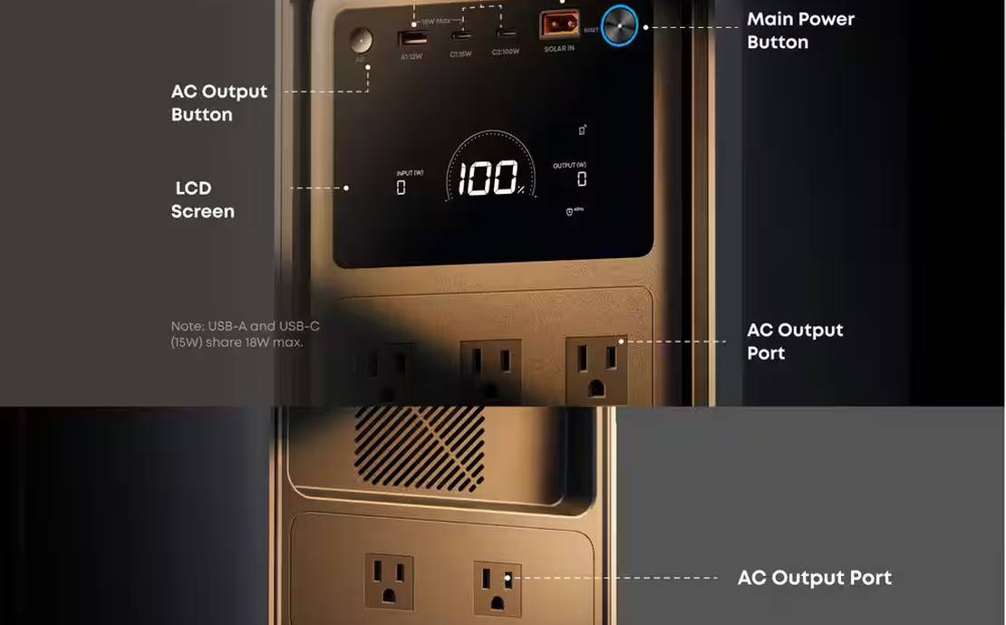 Anker SOLIX S2000 2kWh Portable Power Station + 200W Solar Panel