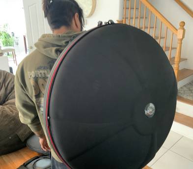 Hangdrum/HANDPAN Pantheon 23in blue steel