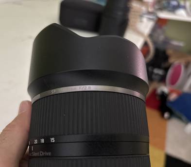 Tamron SP Wide angle full frame lens Nikon base
