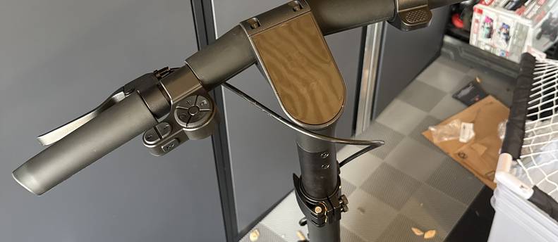 SWFT electric scooter with a seat and basket
