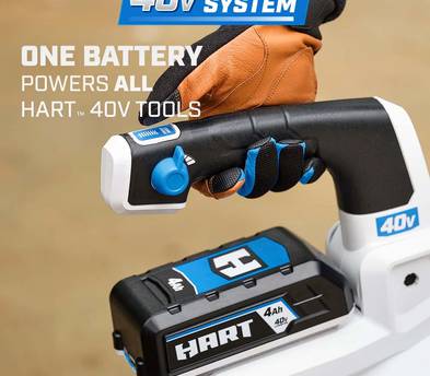HART 650 CFM SUPERCHARGE Blower w/ 2 Batteries!!