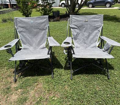 Pair of GCI Kickback Rocker Camp Chairs