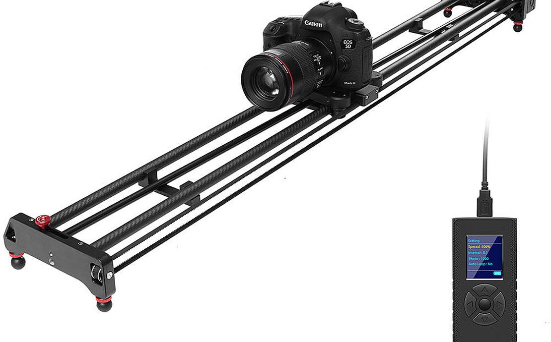 GVM GP-120QD Motorized Carbon Fiber Video Camera Slider (48")