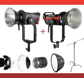 Aputure LS 600d Pro & 300D II Light Storm Daylight LED Light w/ EXTRAS