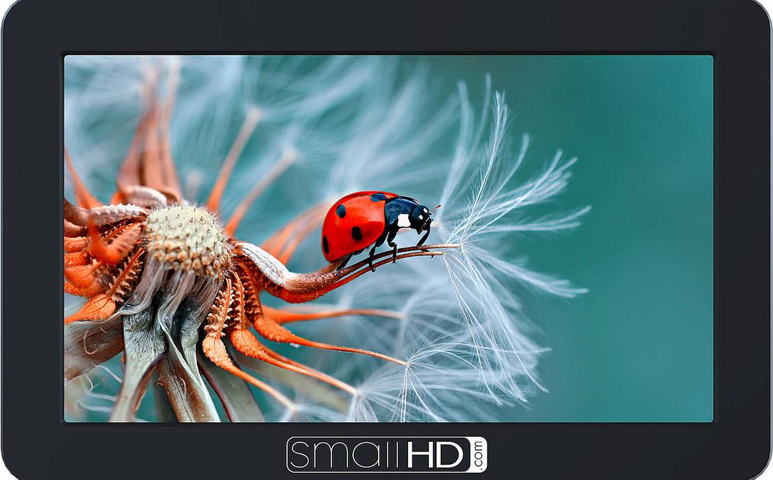SmallHD Focus 5-in HDMI On-Camera Monitor 5" 5in 5 Inch w/ Mount and Batteries