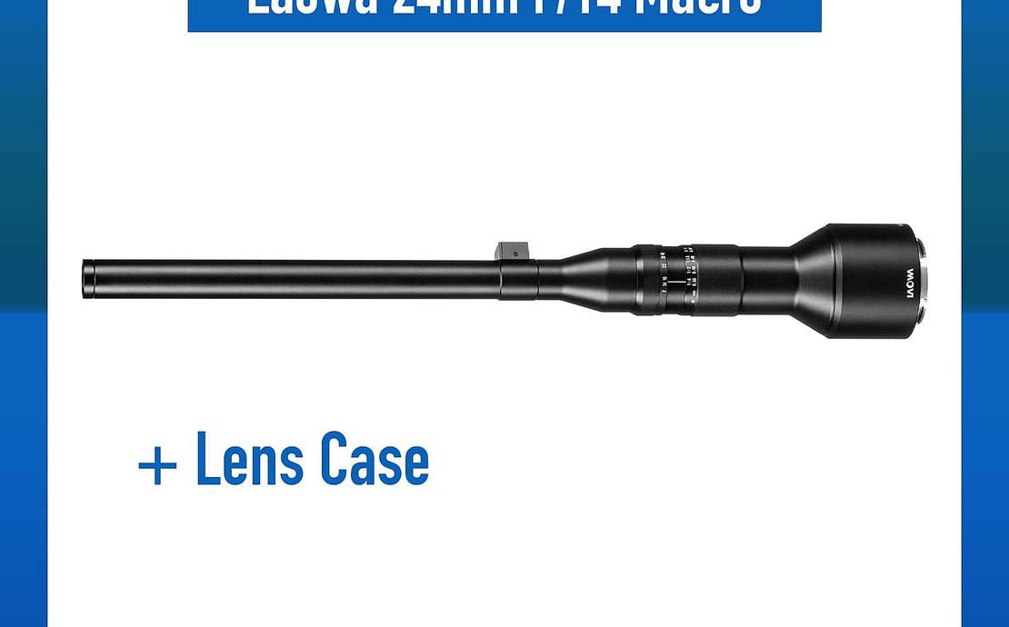 Laowa 24mm f/14 2x Macro Probe Lens with Built-In Ring Light for Sony E-Mount