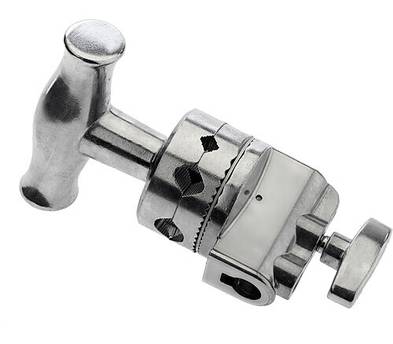 3x Impact C-Stand with Quick Release Sliding Leg with Grip Arm (Chrome)