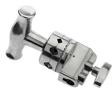3x Impact C-Stand with Quick Release Sliding Leg with Grip Arm (Chrome)