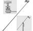 Impact C-Stand with Quick Release Sliding Leg with Grip Arm (Chrome)