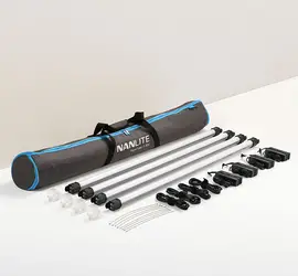 4x Nanlite PavoTube II 30C 4' RGBW LED Tube with Internal Battery & Quad Bank