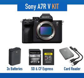 Sony Alpha A7R V Mirrorless Digital Camera w/SD Cards & Batteries A7RV A7RM5
