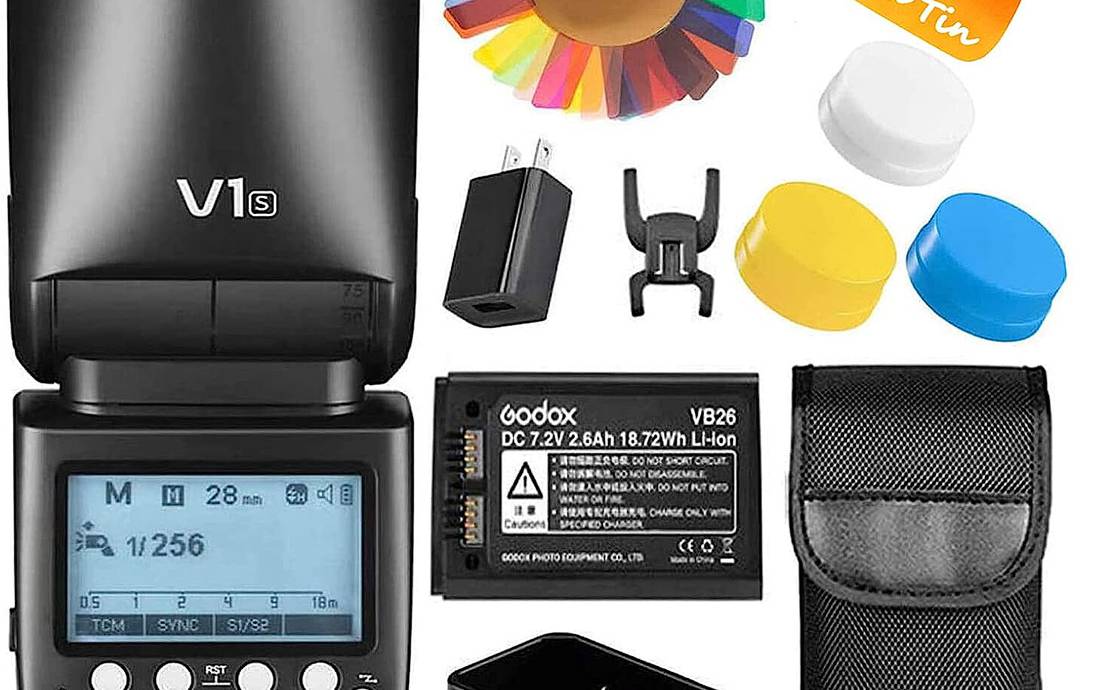 Godox V1-S for Sony Camera Round Head Flash Speedlite Flash TTL