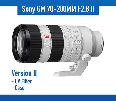 Sony FE 70-200mm f/2.8 GM OSS II Zoom Telephoto E-Mount Camera Lens f2.8 70 200