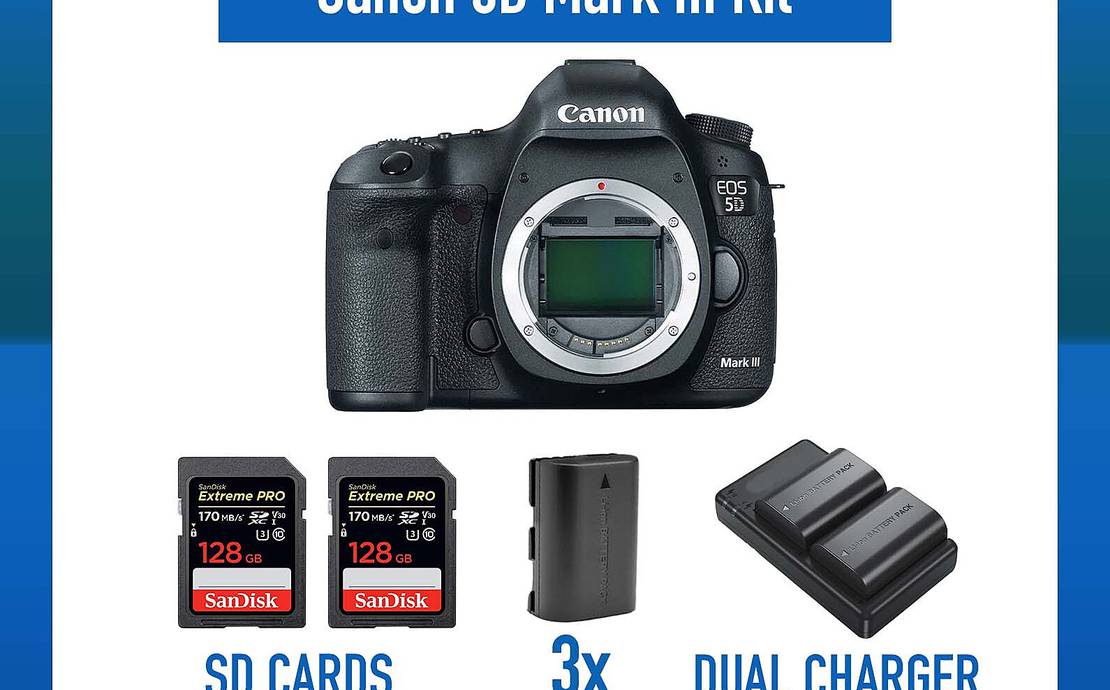 Canon EOS 5D Mark III DSLR Camera 22.3 MP Full Frame CMOS 5dm3 5dmIII MIII 3