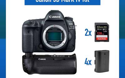 Canon EOS 5D Mark IV DSLR Camera 30.4MP Full Frame 5dm4