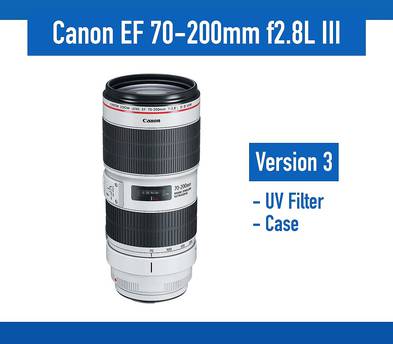 Canon EF 70-200mm f2.8L IS III USM Lens Telephoto Zoom EOS EF Mount - 3044C002